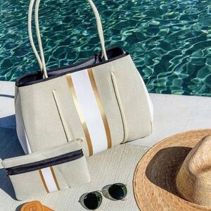 Haute Shore tote with pouch NEW